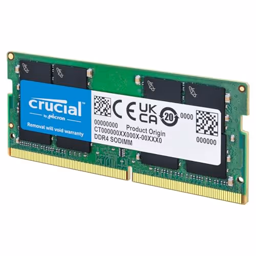 Crucial CT8G4SFS824A Green / Black SODIMM DDR4-2400 CL17 8GB (1x8GB)