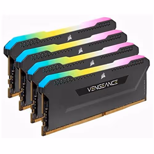 Corsair Vengeance RGB Pro SL Black DDR4-3200 CL16 64GB (4x16GB)