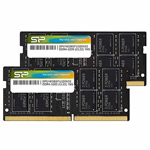 Silicon Power SP032GBSFU320X22 SODIMM DDR4-3200 CL22 32GB (2x16GB)