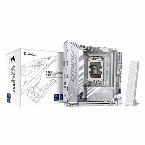 Gigabyte B860I AORUS PRO ICE LGA1851 DDR5 Mini ITX