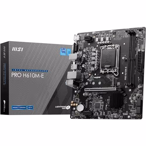 MSI H610 PRO H610M-E LGA1700 DDR5 Micro ATX
