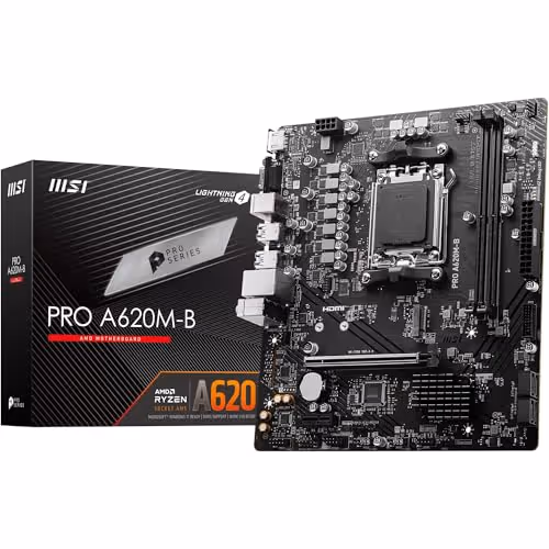MSI A620 PRO A620M-B AM5 DDR5 Micro ATX