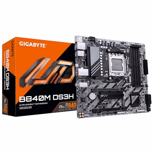 Gigabyte B840M DS3H AM5 DDR5 Micro ATX