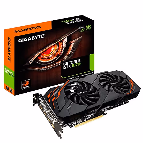Gigabyte WINDFORCE GeForce GTX 1070 Ti 8GB GDDR5 Black / Orange