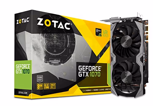 Zotac MINI GeForce GTX 1070 8GB GDDR5 Black / Silver