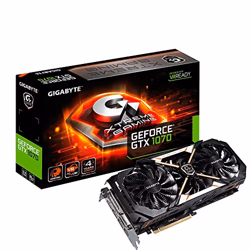 Gigabyte XTREME GeForce GTX 1070 8GB GDDR5 Black / Orange