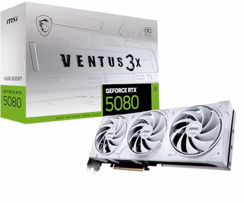 MSI VENTUS 3X OC GeForce RTX 5080 16GB