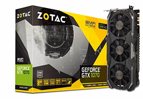 Zotac AMP Extreme GeForce GTX 1070 8GB GDDR5 Black