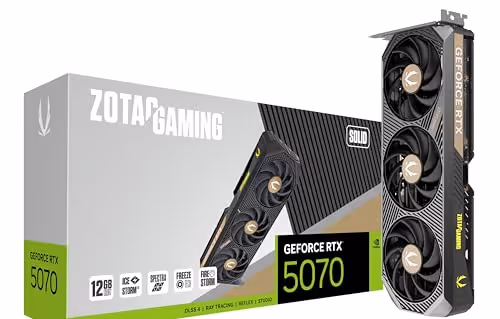 ZOTAC GAMING GeForce RTX 5070 SOLID 12GB GDDR7