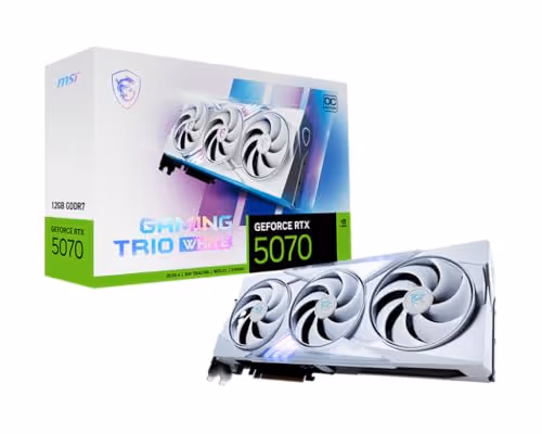 MSI GeForce RTX 5070 12G GAMING TRIO OC WHITE GDDR7