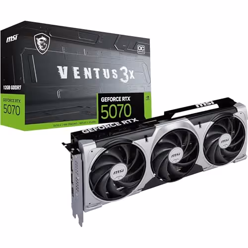 MSI GeForce RTX 5070 12G VENTUS 3X OC GDDR7