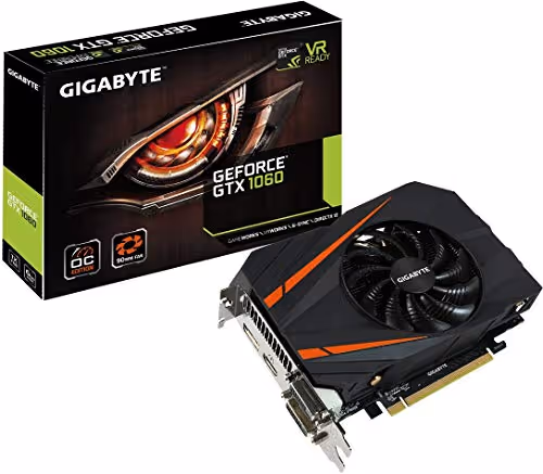 GIGABYTE GeForce GTX 1060 MINI ITX OC 6G GDDR5