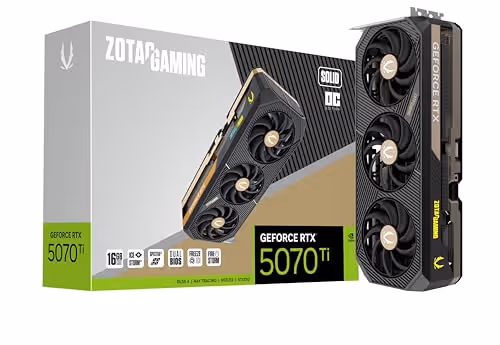 ZOTAC GAMING GeForce RTX 5070 Ti SOLID OC 16GB GDDR7