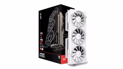 XFX Swift AMD Radeon RX 9070 OC White Triple Fan Gaming Edition 16GB GDDR6