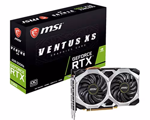 MSI VENTUS XS OC GeForce RTX 2060 6GB GDDR6 Silver / Black