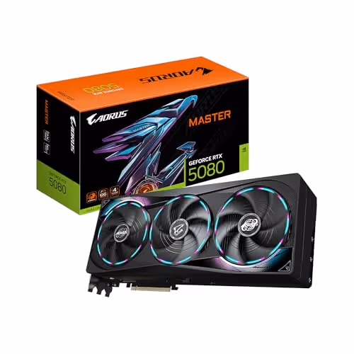 Gigabyte AORUS MASTER GeForce RTX 5080 16 GB GDDR7