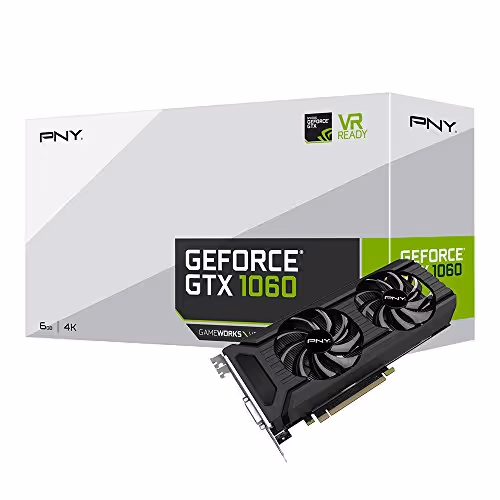 PNY VCGGTX10606PB GeForce GTX 1060 6GB GDDR5 Black