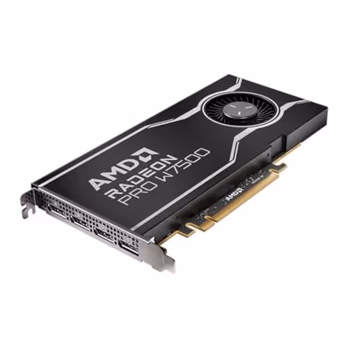 AMD Radeon PRO W7500 Black 8GB GDDR6
