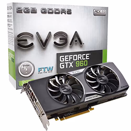 EVGA GeForce GTX 960 FTW ACX 2.0+ 2GB GDDR5 Black / White