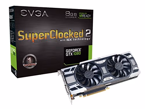 EVGA SC2 Gaming iCX GeForce GTX 1080 8GB GDDR5X White / Black