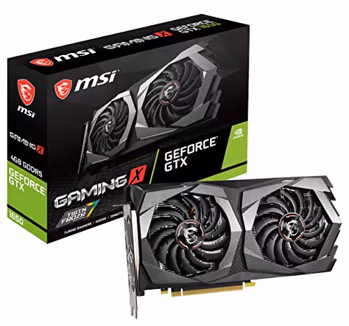 MSI Gaming X GeForce GTX 1650 G5 4GB GDDR5 Black