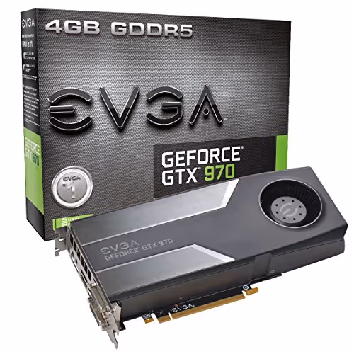 EVGA GeForce GTX 970 Black / Gray 4GB GDDR5 Black / Gray