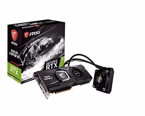 MSI SEA HAWK X GeForce RTX 2080 8GB GDDR6 Black / Silver