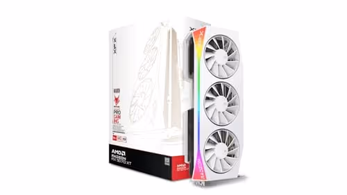 XFX Mercury AMD Radeon RX 9070 XT OC White Gaming Edition 16GB GDDR6