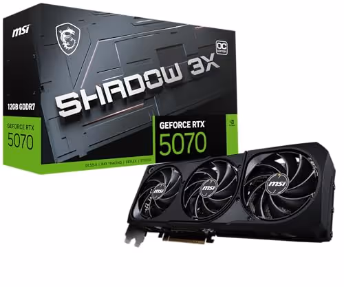 MSI GeForce RTX 5070 12G SHADOW 3X OC 12GB GDDR7