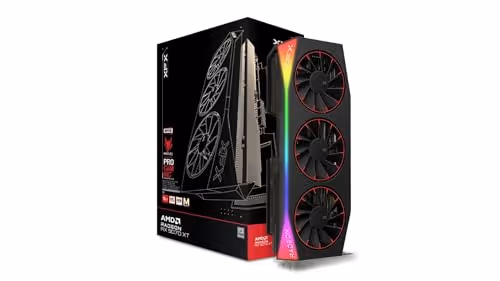XFX Mercury AMD Radeon RX 9070XT OC Magnetic Air Edition with RGB 16GB GDDR6