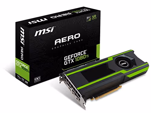 MSI AERO GeForce GTX 1080 Ti 11GB GDDR5X Black / Green