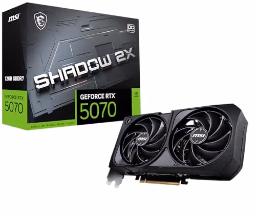 MSI GeForce RTX 5070 12G SHADOW 2X OC GDDR7