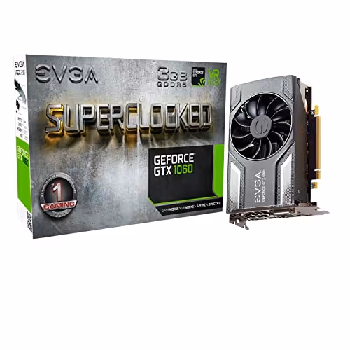 EVGA SC GAMING GeForce GTX 1060 3GB GDDR5 Black