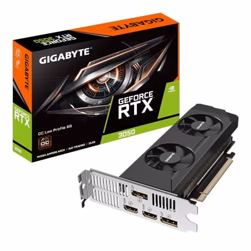 GIGABYTE GeForce RTX 3050 OC Low Profile 6G GDDR6