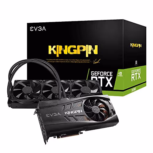 EVGA K|NGP|N HYBRID GAMING GeForce RTX 3090 24GB GDDR6X Black