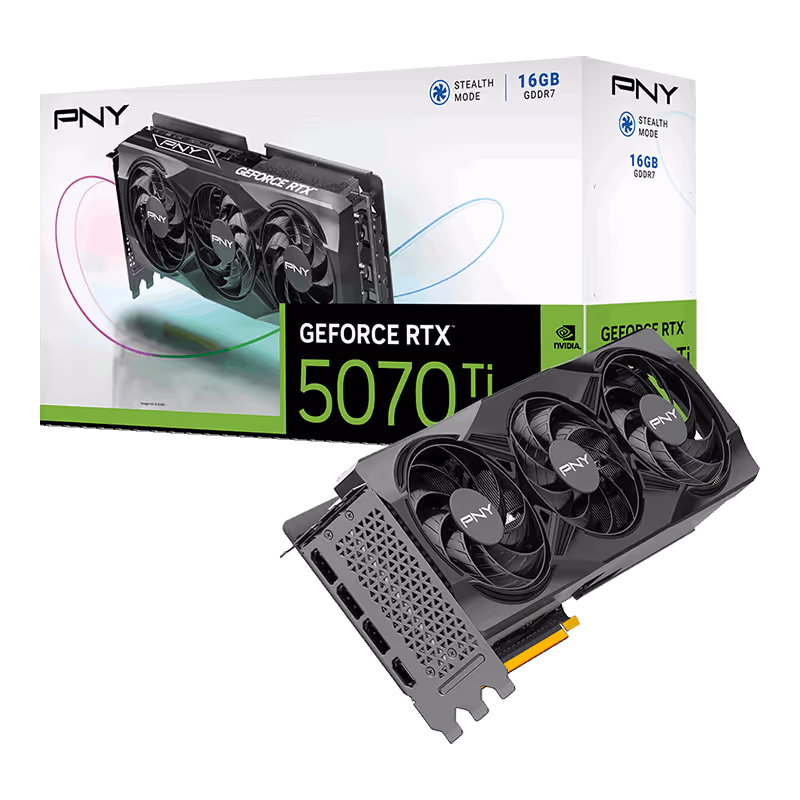 PNY GeForce RTX 5070 Ti 16GB Triple Fan GDDR7
