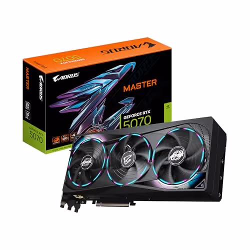 Gigabyte AORUS GeForce RTX 5070 MASTER 12G GDDR7