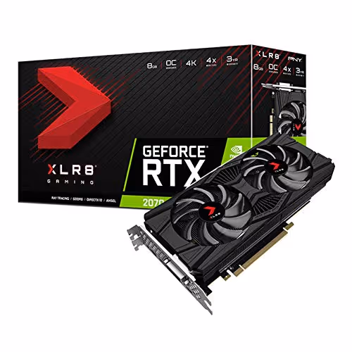PNY XLR8 Gaming Overclocked Edition GeForce RTX 2070 8GB GDDR6 Black