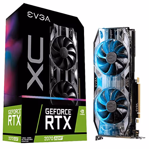 EVGA XC GAMING GeForce RTX 2070 SUPER 8GB GDDR6 Transparent