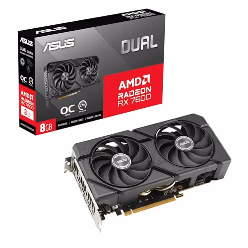 Asus DUAL EVO OC Edition Radeon RX 7600 8GB GDDR6
