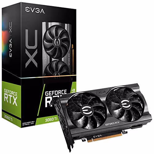EVGA XC GAMING GeForce RTX 3060 Ti LHR 8GB GDDR6 Black
