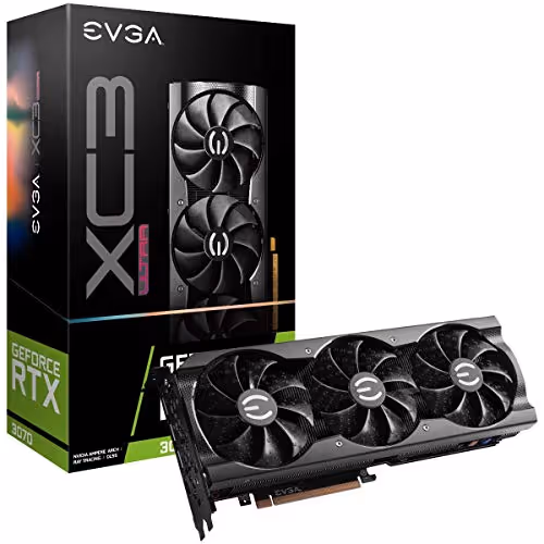 EVGA GeForce RTX 3070 XC3 ULTRA GAMING 8GB GDDR6 Black / Silver