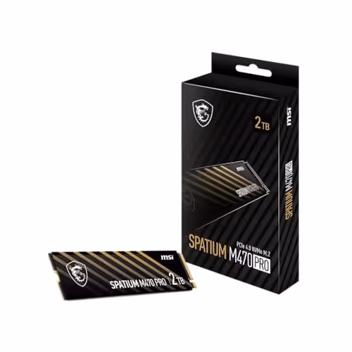 MSI SPATIUM M470 PRO 2TB SSD M.2-2280 PCIe 4.0 X4 NVMe