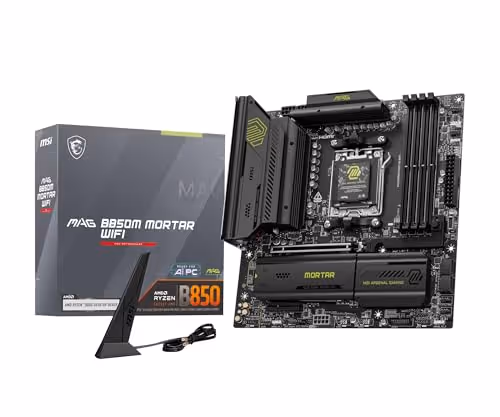 MSI B850M MAG MORTAR WIFI AM5 DDR5 Micro ATX