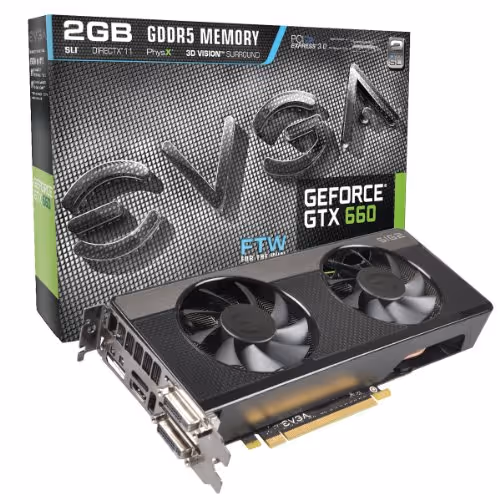 EVGA 02G-P4-2663-KR GeForce GTX 660 2 GB