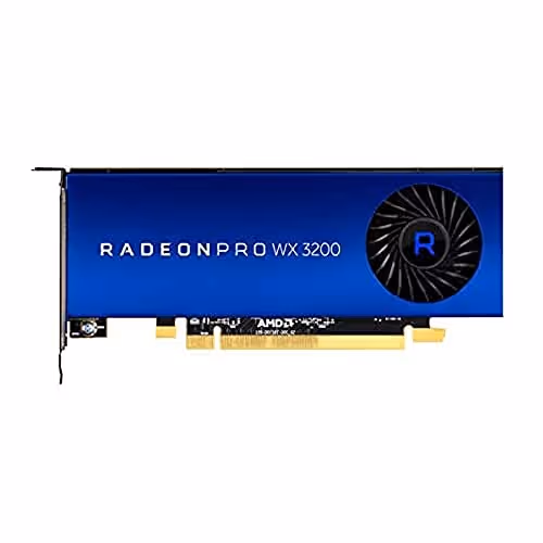 AMD Radeon Pro WX 3200 Pro WX 3200 4GB GDDR5 Blue / Black