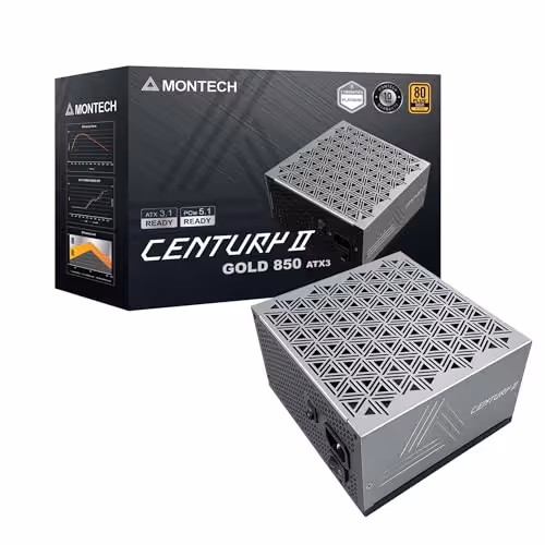 Montech CENTURY II 850W 80+ Gold Certified Fully Modular