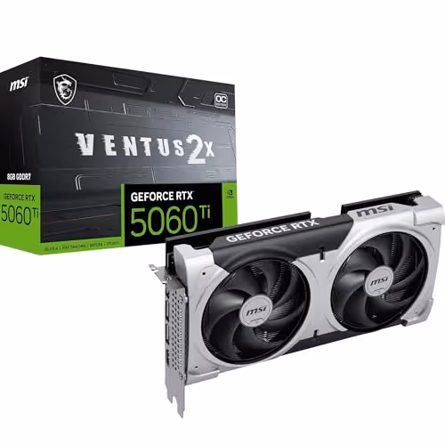 MSI VENTUS 2X PLUS OC GeForce RTX 5060 Ti 8GB GDDR7