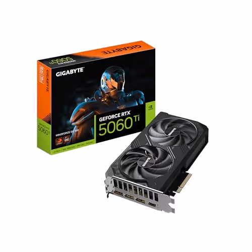 Gigabyte WINDFORCE OC GeForce RTX 5060 Ti 16GB GDDR7
