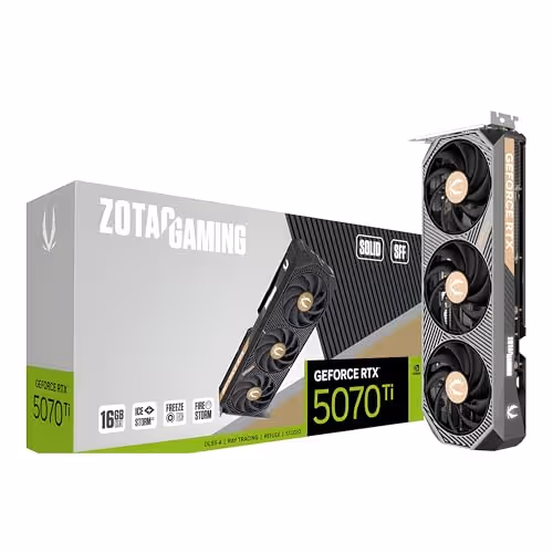 ZOTAC GAMING GeForce RTX 5070 Ti SOLID SFF 16GB GDDR7